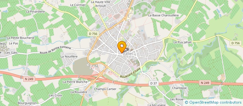 localisation de l'entreprise EUGENIE  VALLET