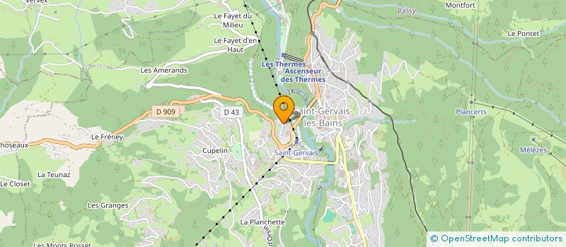 localisation de l'entreprise EUGENIE  SAINT-GERVAIS-LES-BAINS