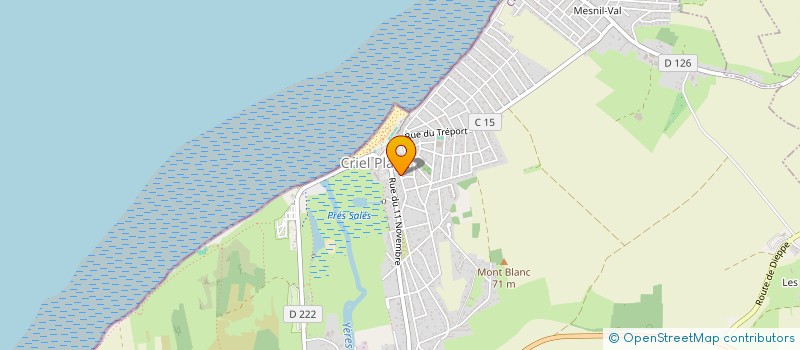 localisation de l'entreprise EUGENIE  CRIEL-SUR-MER