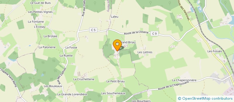 localisation de l'entreprise EUGENIE 72  TUFFE VAL DE LA CHERONNE