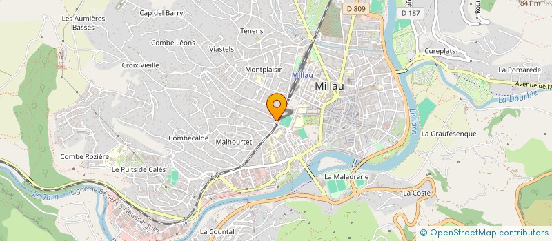 localisation de l'entreprise EUGENIE  MILLAU