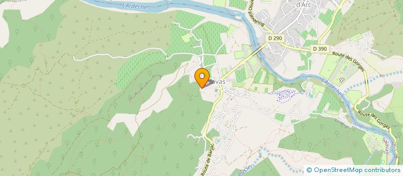 localisation de l'entreprise EUGENIE à SALAVAS