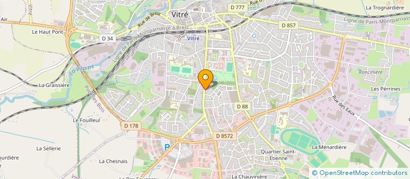 localisation de l'entreprise EUGENIE  VITRE