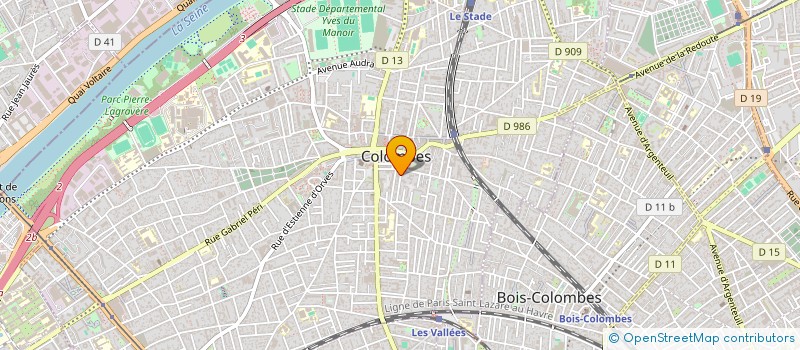 localisation de l'entreprise EUGENIE PATRIMOINE  COLOMBES