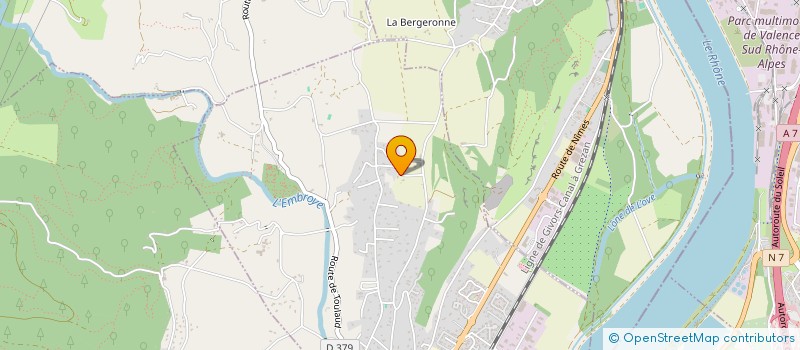 localisation de l'entreprise EUGENIES  CHARMES-SUR-RHONE