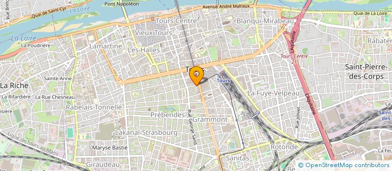 localisation de l'entreprise EUKAIRIA  TOURS