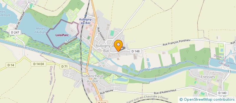 localisation de l'entreprise EUL'DUCASSE AUBIGNOISE à AUBIGNY-AU-BAC