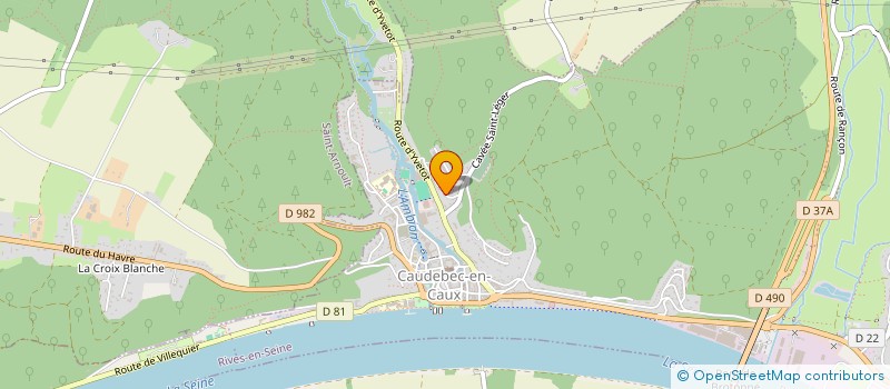 localisation de l'entreprise EULALIE  RIVES-EN-SEINE