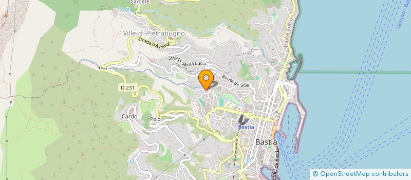 localisation de l'entreprise EULER à BASTIA