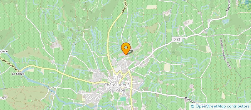 localisation de l'entreprise EULIANEL  CHATEAUNEUF-DU-PAPE