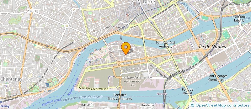 localisation de l'entreprise EULIDIA OUEST  NANTES