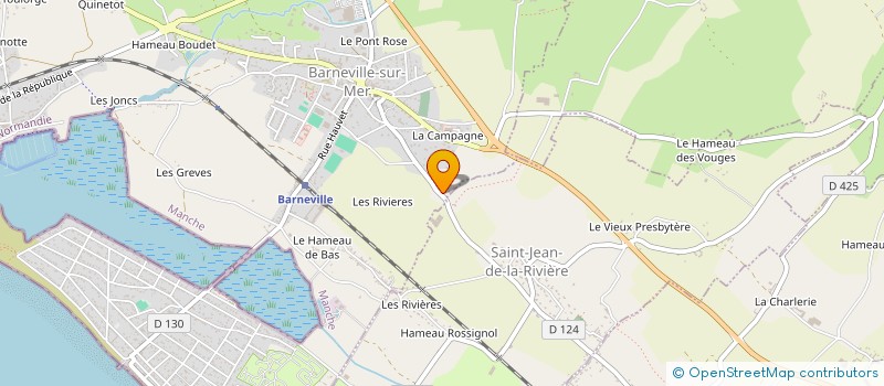 localisation de l'entreprise EULLER LA MARINE à BARNEVILLE-CARTERET