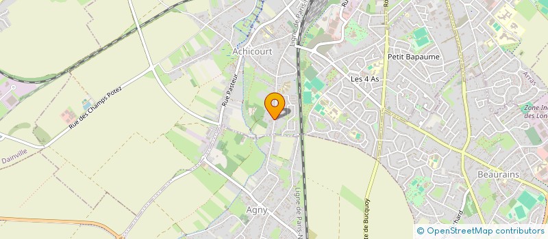 localisation de l'entreprise EULOCRI  ACHICOURT