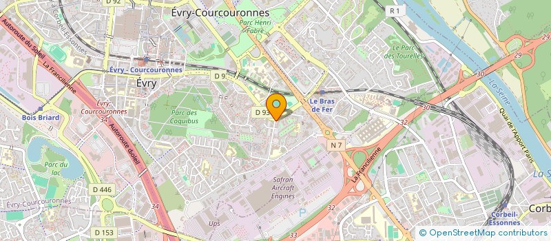 localisation de l'entreprise EULOGIA SCI à EVRY-COURCOURONNES