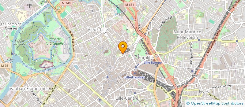 localisation de l'entreprise EULOLINVEST à LILLE