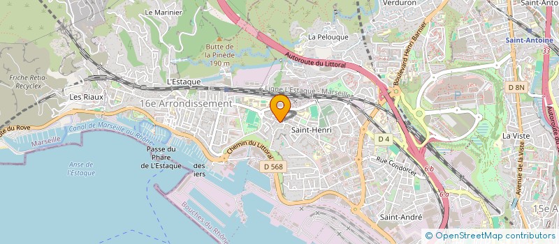 localisation de l'entreprise EUMADIF S.A.R.L. à MARSEILLE