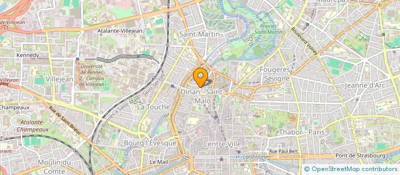 localisation de l'entreprise EUMOLPE à RENNES