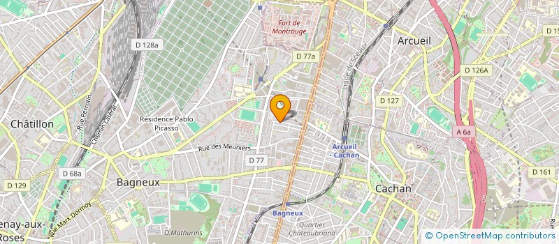 localisation de l'entreprise EUNHE FRANCE à BAGNEUX