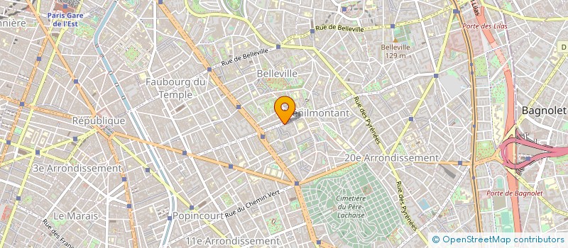 localisation de l'entreprise EUNICE VSG  PARIS