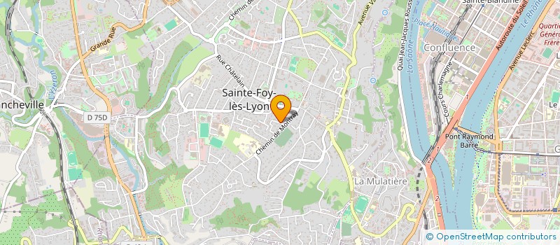 localisation de l'entreprise EUNITED à SAINTE-FOY-LES-LYON