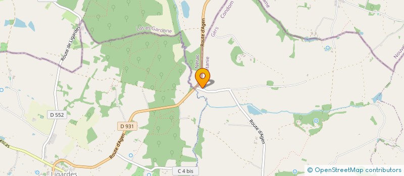 localisation de l'entreprise EUNOMA  POUY-ROQUELAURE