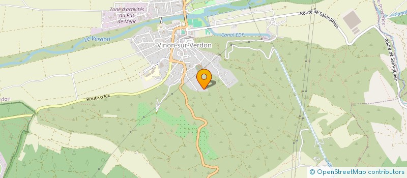 localisation de l'entreprise EUNOMIA CONCEPT à VINON-SUR-VERDON