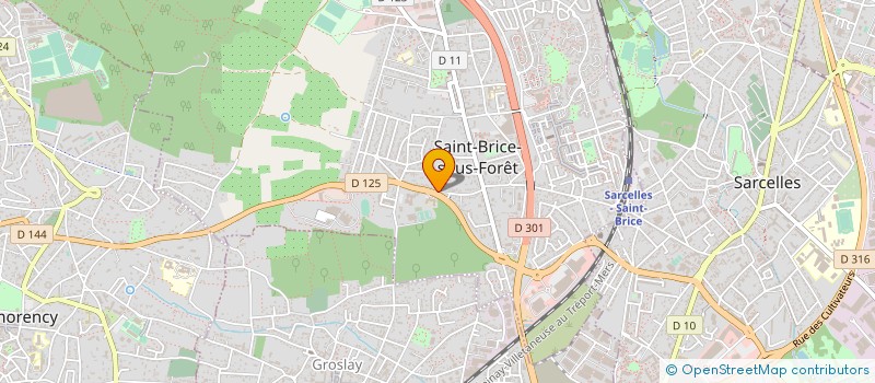 localisation de l'entreprise EUNOMIA GESTION  SAINT-BRICE-SOUS-FORET