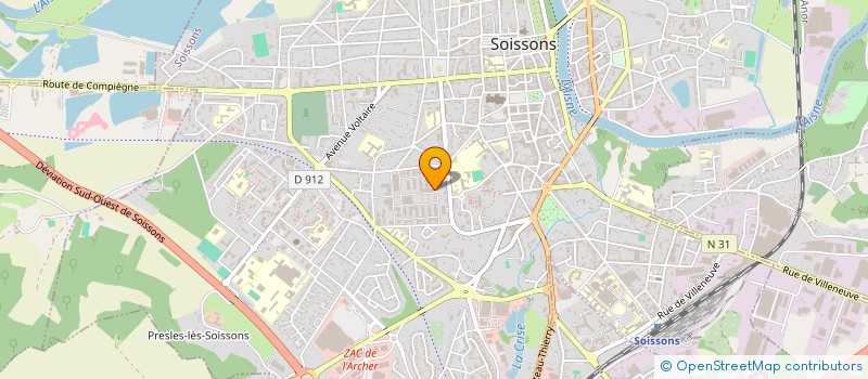 localisation de l'entreprise EUNOMIE DICE JURIDIQUE à SOISSONS