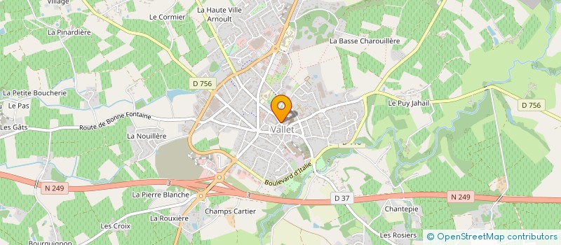 localisation de l'entreprise EUNOTIK  VALLET