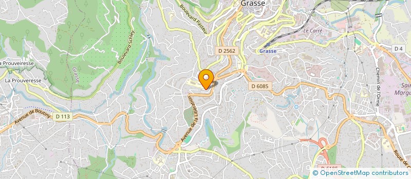 localisation de l'entreprise EUODIA  GRASSE