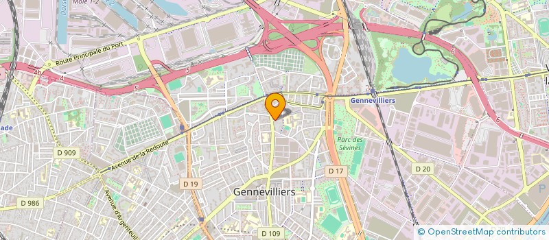 localisation de l'entreprise EUPALINOS à GENNEVILLIERS
