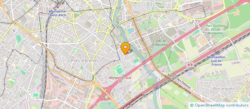 localisation de l'entreprise EUPALINOS à MONTPELLIER
