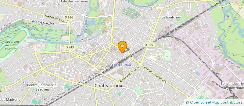 localisation de l'entreprise EUPALINOS à CHATEAUROUX