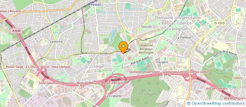 localisation de l'entreprise EUPEPTIS à PESSAC
