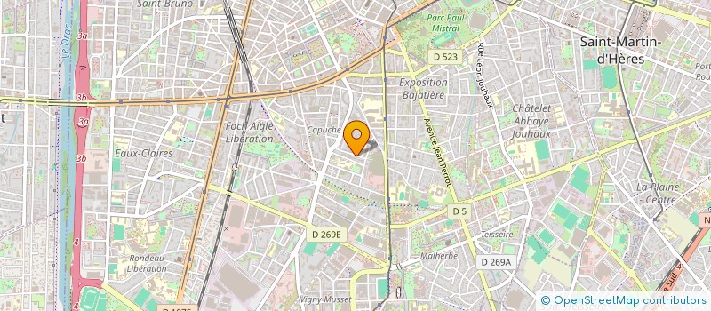 localisation de l'entreprise EUPHEME  GRENOBLE