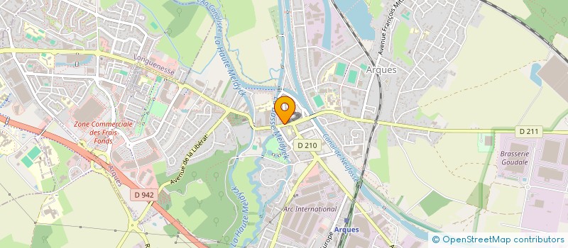 localisation de l'entreprise EUPHEMIE OBERT à ARQUES