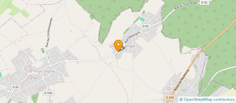 localisation de l'entreprise EUPHO  LE THUIT DE L'OISON