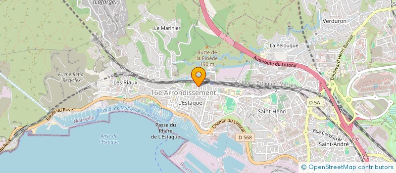 localisation de l'entreprise EUPHONIA à MARSEILLE