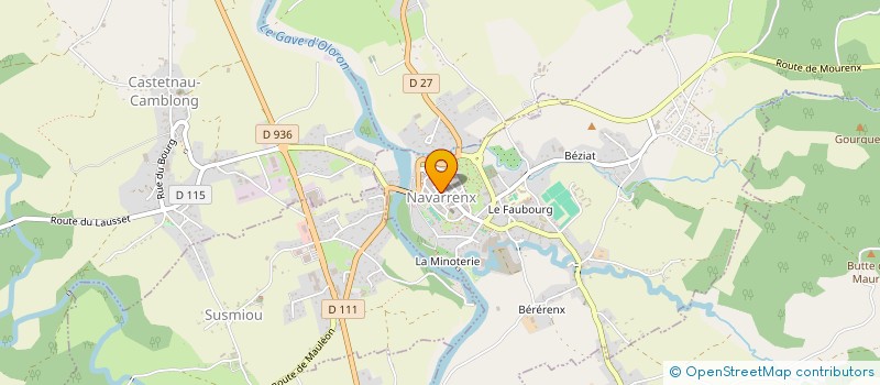 localisation de l'entreprise EUPHONIE  NAVARRENX