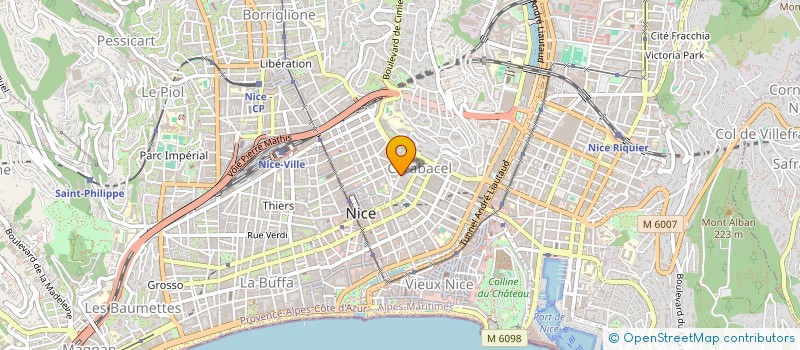 localisation de l'entreprise EUPHONIES à NICE