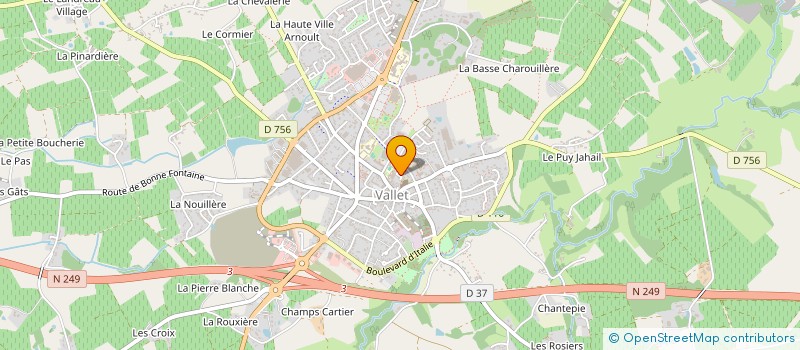 localisation de l'entreprise EUPHONY  VALLET