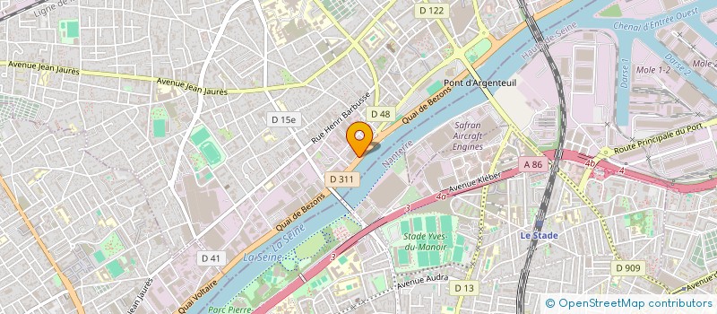 localisation de l'entreprise EUPHOR  ARGENTEUIL