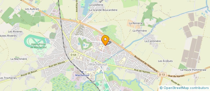 localisation de l'entreprise EUPHORBIA  MACHECOUL-SAINT-MEME