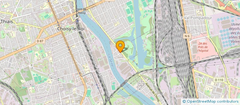 localisation de l'entreprise EUPHORIA CONCEPT EVENTS (EC) à CHOISY-LE-ROI