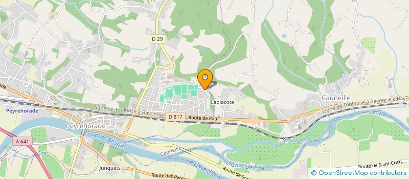 localisation de l'entreprise EUPHORIA GROUPE  PEYREHORADE