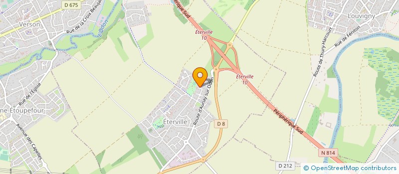 localisation de l'entreprise EUPHRASIE  ETERVILLE