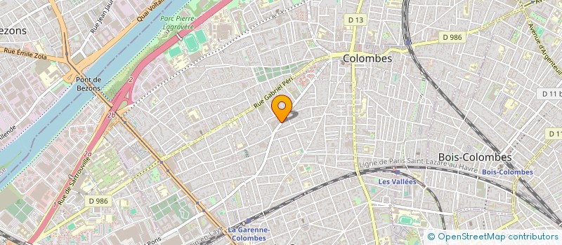 localisation de l'entreprise EUPHROSYNE à COLOMBES