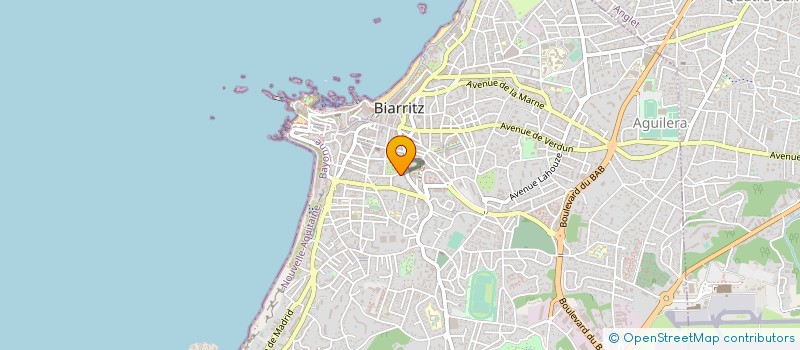 localisation de l'entreprise EUPHYA à BIARRITZ