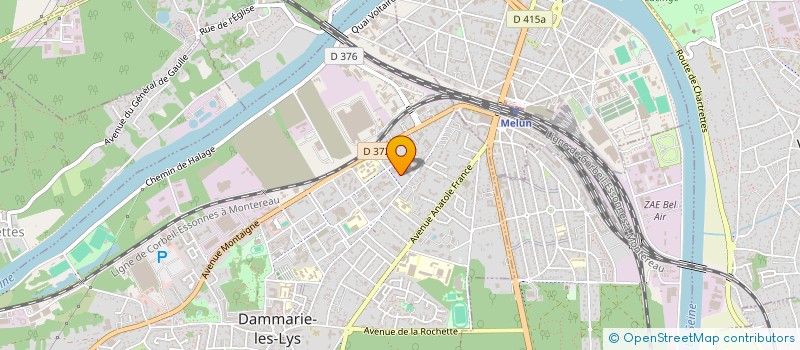 localisation de l'entreprise EUPHYRA EURL à DAMMARIE-LES-LYS