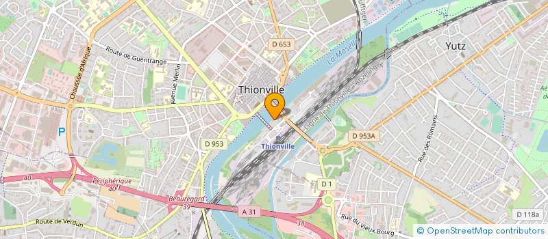localisation de l'entreprise EUPOCA à THIONVILLE